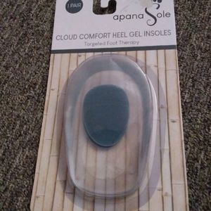 Apana Sole Cloud Comfort Heel Gel Insoles - clear new in package